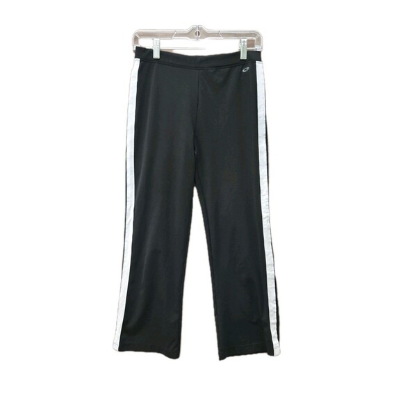 C9 by Champion Pants - C9 Champion Womens Track Pants Size M Medium Black White Stripe Athletic Yoga